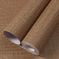 Grasscloth Peel and Stick Wallpaper 15.7In X 78.7In, Textured Contact Paper for
