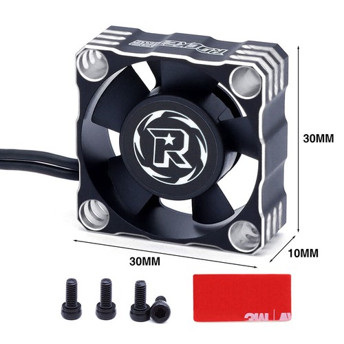 Rocket-RC A3 Metal Cooling Fan 30/35/40mm 8.4V JST Plug For RC ESC Motor - Picture 16 of 42