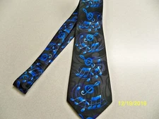 Colorful Music, Musical, G-Clef, Notes, theme necktie, New! #40