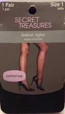 New Burlesque Pinup Black Diamond Trellis Pattern Fashion Tights 1 90-135lbs