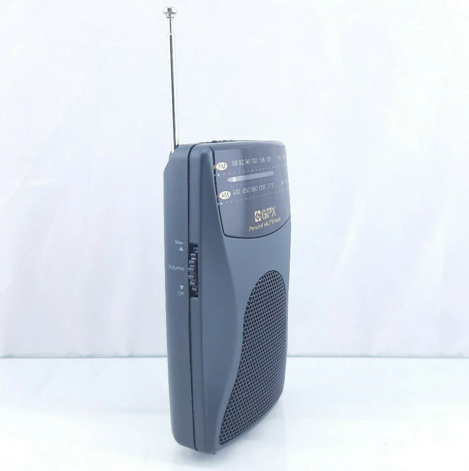 GPX Portable AM/FM Pocket Radio A2093 Battery Powered! Built in Speaker! - Image 2 of 4