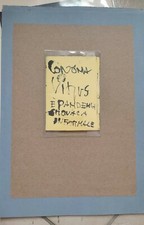 Quadro Astratto Informale Firmato Borotto  Pandemia