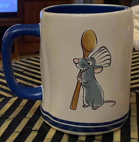 Rae Dunn Disney Pixar Ratatouille Le Petit Chef Double Sided Ceramic Mug 20oz