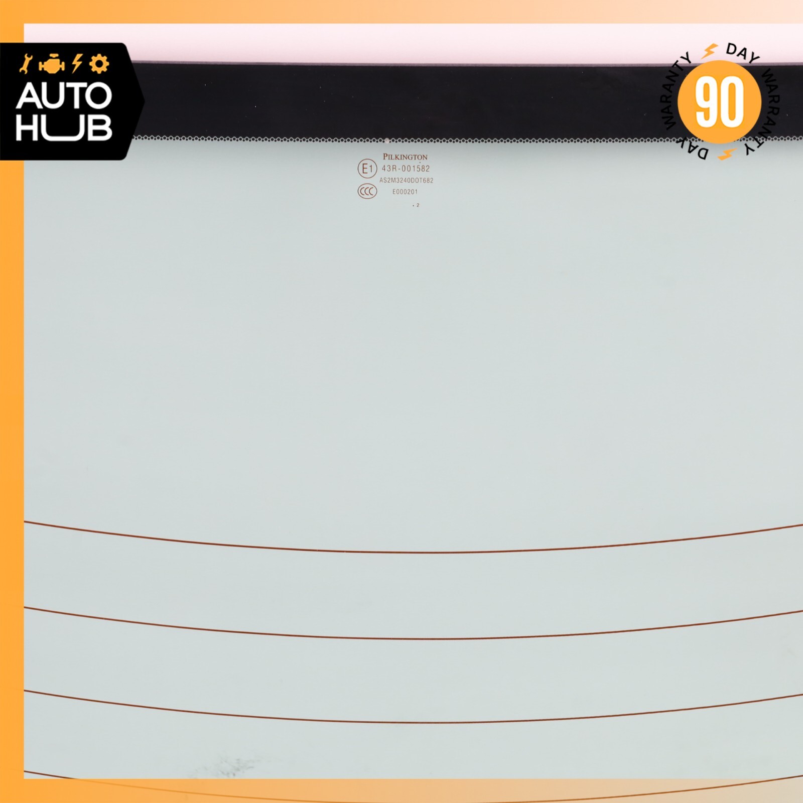 05-16 Aston Martin DB9 DBS Coupe Rear Windshield Wind Shield Back Glass OEM 35k