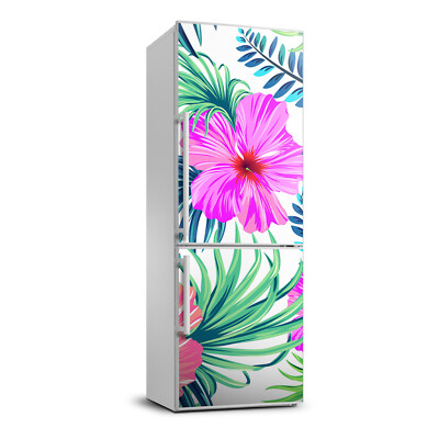 3D Refrigerator Wall Kitchen Removable Sticker Magnet Flowers Hawaiian ...