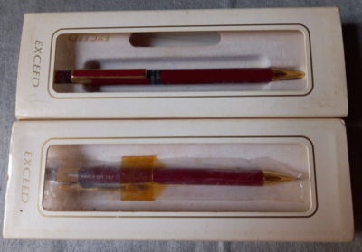 Mitsubishi EXCEED Ballpoint & Mechanical Pencil Set - NOS - Rare