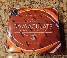 2019 Immaculate Baseball FOTL First Off The Line Sealed Box Tatis Guerrero Jr
