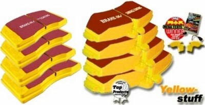 EBC Bremsbeläge Yellowstuff Vorne+Hinten für Alpina B3 (E46) BMW