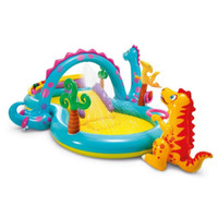 Intex 57135 Aufblasbarer Pool Dinosaurier Cm 333X229X112H FüR Kinder FüR...