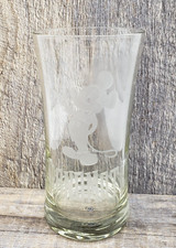 Vintage Disney Production Grandmother Clear Glass Tumbler Mickey Mouse
