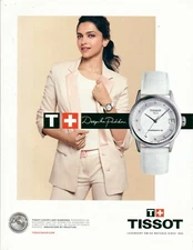 TISSOT WATCH Magazine Print Ad jewel LADY DIAMONDS POWERMATIC 80  1pgVTG 2013