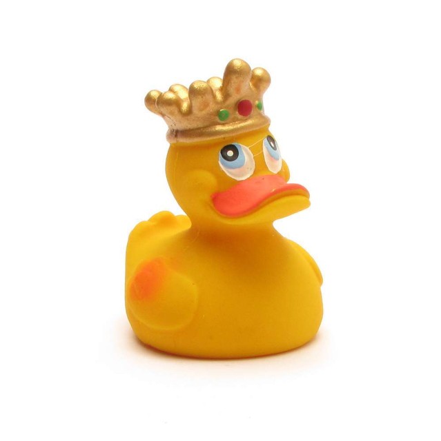 Lacno King Badeente Krone mit Steinen Quietscheentchen Gummiente Lacno King Badeente Krone mit Steinen Quietscheentchen Gummiente