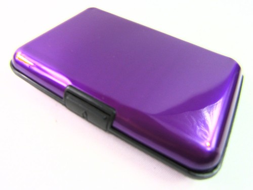METAL ALUMINIUM CREDIT CARD WALLET HOLDER BUSINESS ID RFID BLOCKING POUCH PURSE - Picture 90 of 95
