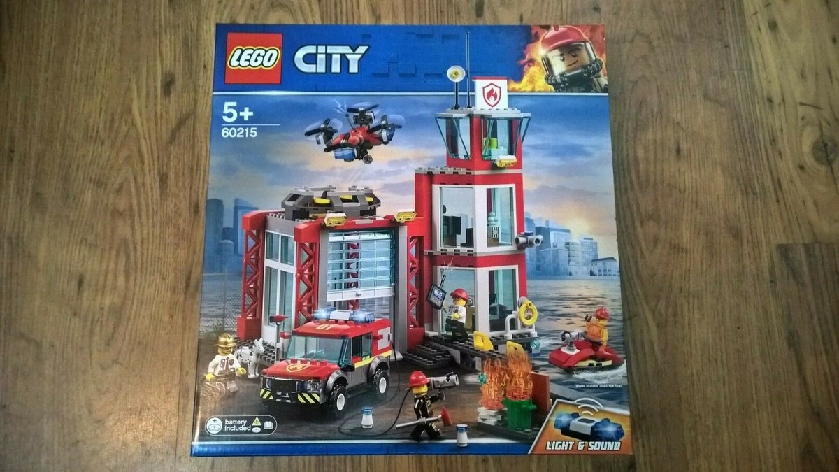 LEGO 60215 CITY FIRE STATION LIGHT AND SOUND BRAND NEW SEALED