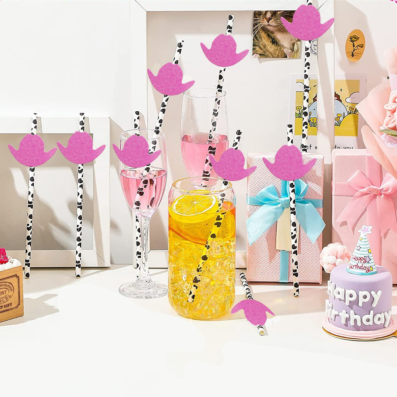 Novelty Drinking Straws Water Bachelorette Cow 30pcs Smooth Edge Food Grade eBay