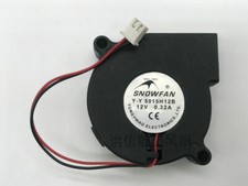 1 pcs SNOWFAN Fan Y-Y5015H12B DC12V 0.32A 5015 5CM 2 Pin