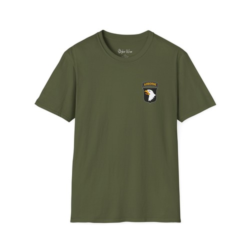101st Airborne Division Patch | Unisex Softstyle T-Shirt - Picture 10 of 36