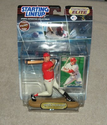 Vintage 2000 Hasbro Starting Lineup Elite Mark McGwire Action Figure Card NEW
