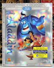ALADDIN DIAMOND EDITION - BLU-RAY NEW w/ SLIPCOVER  DIGITAL -- I SHIP BOXED