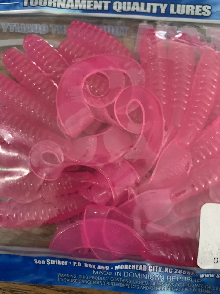 Got-Cha Lures Curltail Grub Pink - Image 4 of 4