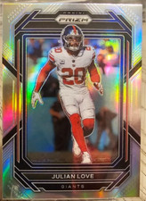2022 Panini Prizm Silver Prizm Julian Love #220 New York Giants