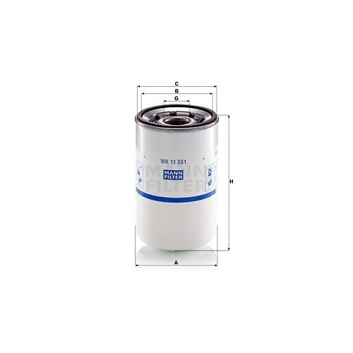 Filtro Carburante Protezione Motore MANN-FILTER WK 6011 - Per Auto E Veicoli Commerciali Filtro Qualità Oe Filtro Carburante Auto Veicoli Commerciali