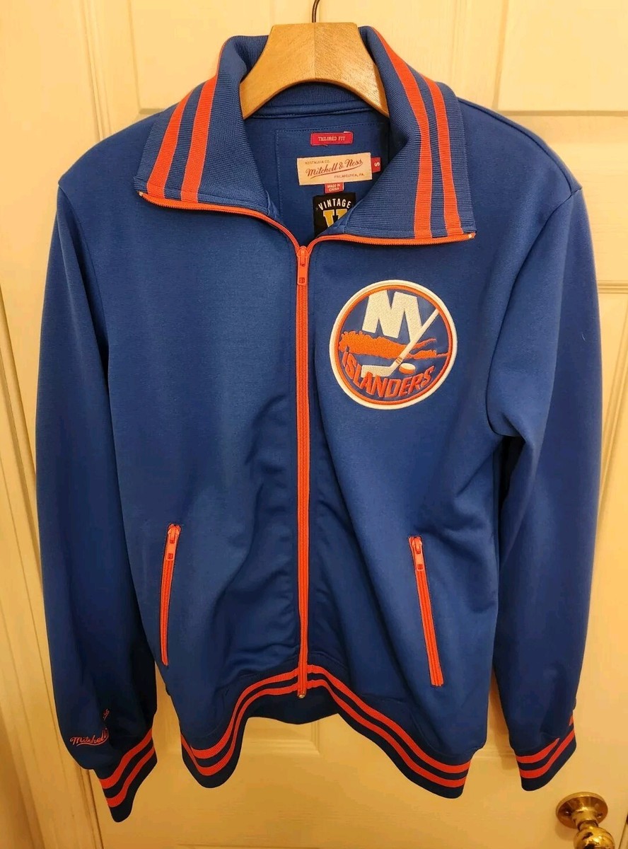 New York Islanders Track Jacket Mitchell & Ness Vintage Hockey NHL