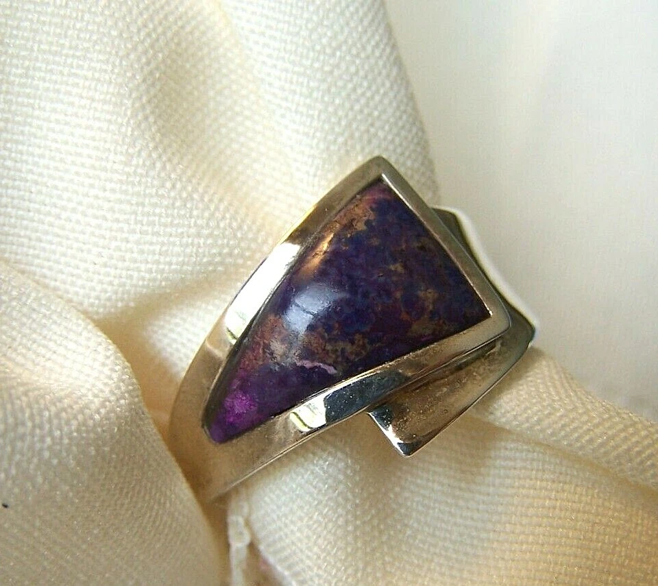 DTR Jay King SS 925 Charoite Talla 10 ¡HERMOSO y Nuevo Con Etiquetas! Foto 4 de 4