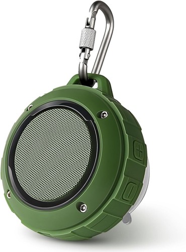 Outdoor Waterproof Bluetooth Speaker, Wireless Portable Mini Travel Speaker w...