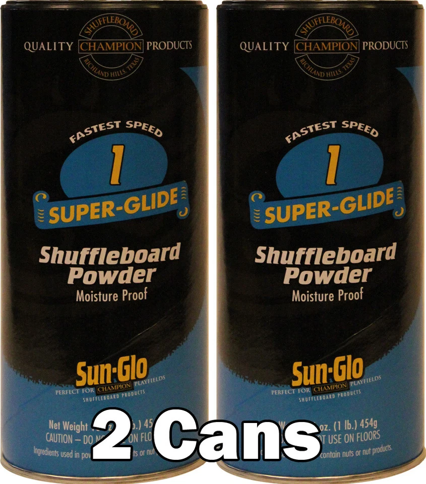 Sun-Glo #1 Shuffleboard Powder Wax - 2pk