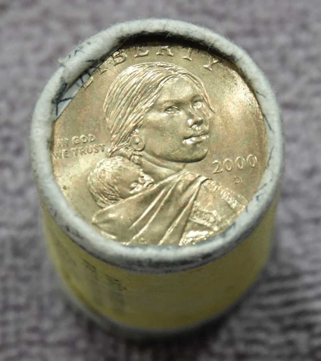 2000-D Sacagawea Dollar $25 Roll – US Mint Sealed – Original