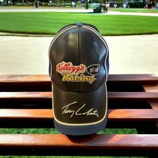 Nascar Vintage Front Leather Hat #5 Terry Labonte Kelloggs Racing Got Milk