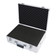 Aluminum Hard Case with DIY Customizable Foam Insert - 17 x 12 x 6in Chrome ...
