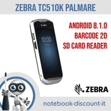 ZEBRA HANDHELD PALMARE TC510K-1PAZU4P-A6 BARCODE SCANNER 2D ANDROID 8 SD SYMBOL