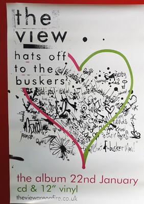 The VIEW POSTER Hats Off To The Buskers Original 2007 UK In-Store