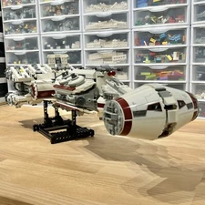 Display Stand: US Seller! 75244 Tantive IV Blockade Runner, 100% Genuine LEGO