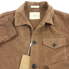 $652 Altea Giacca Dawson Velluto Tinto Capo Corduroy Jacket Mens Size XL Brown