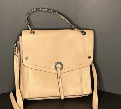 ZARA Mini City Bag With Cross Body Shoulder Strap  Cream