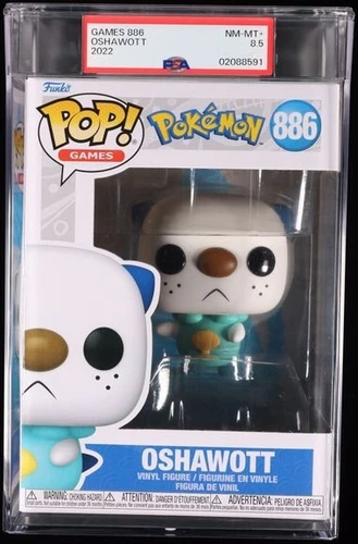 2022 | Pokémon | Oshawott | #886 | Funko Pop! | PSA 8.5