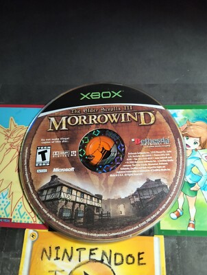 The Elder Scrolls 3 III Morrowind (Microsoft Xbox, 2002) Disc Only Resurfaced 