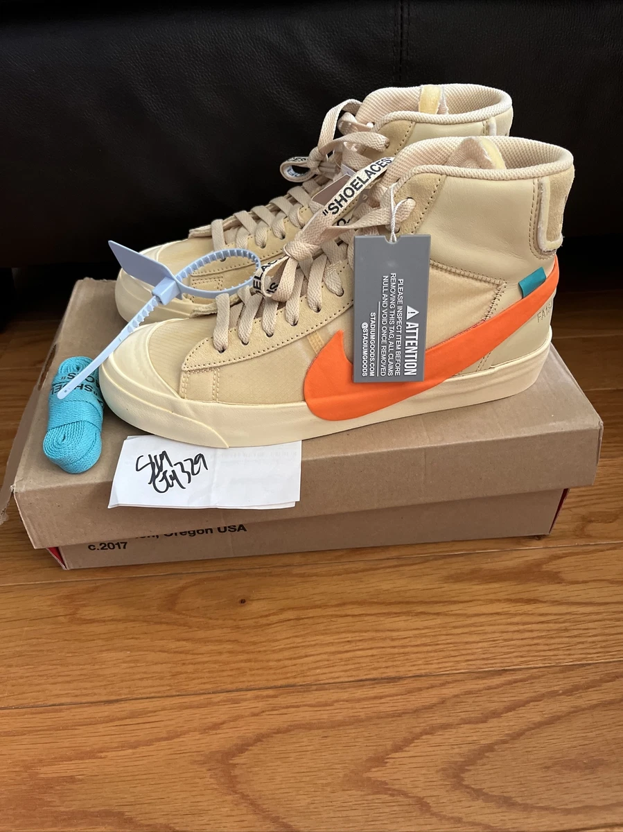 Nike Blazer Mid x OFF-WHITE All Hallows Eve Halloween Pack AA3832-700 sz 7 191888611225 | eBay