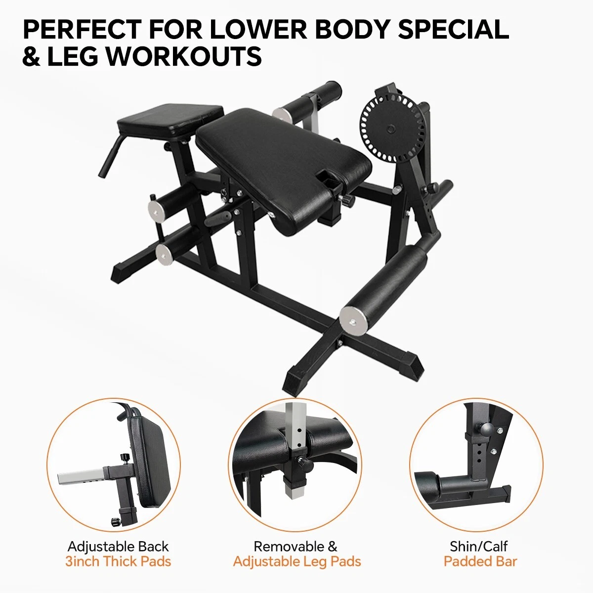 SPART Leg Curl and Leg Extension Machine Multifunctional Lower Body Machine