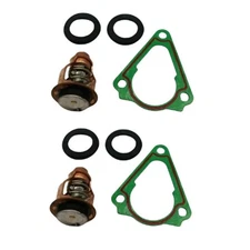 2Pcs 67F-12411-01-00 18-3632 Yamaha F75 F90 F150 F200 F225 F250 Thermostat Kkit