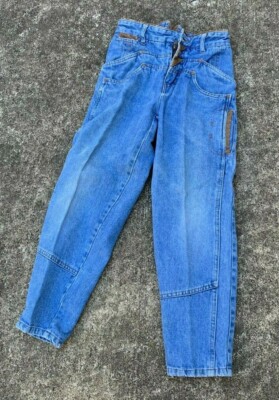 Rare Vintage 70s 80s Denim Jean Youth Kids Pants B-Boy Hip Hop