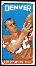 1965 Topps Football #62 Bob Scarpitto NM *f2