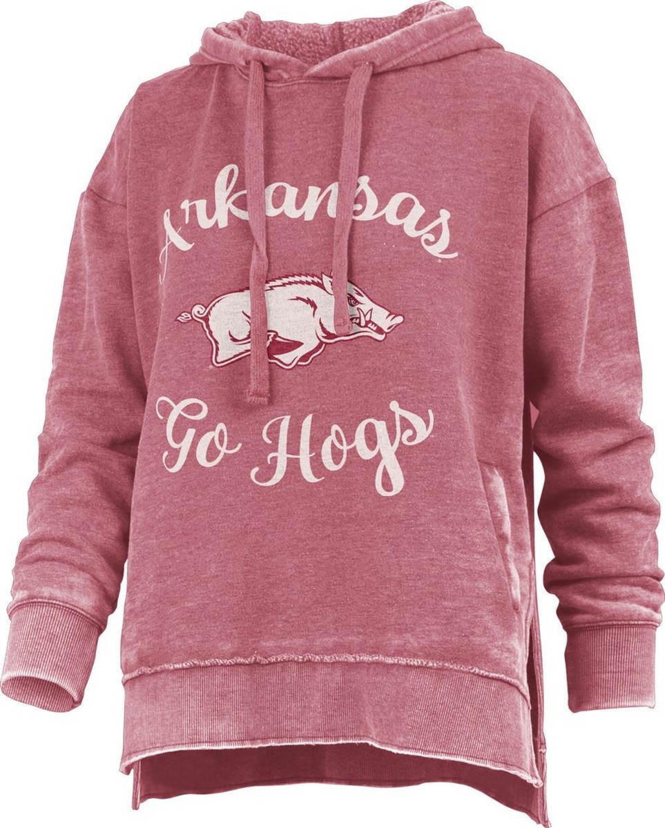 Women's Arkansas Razorback Hoodie Vintage Hooded Fleece Sweatshirt