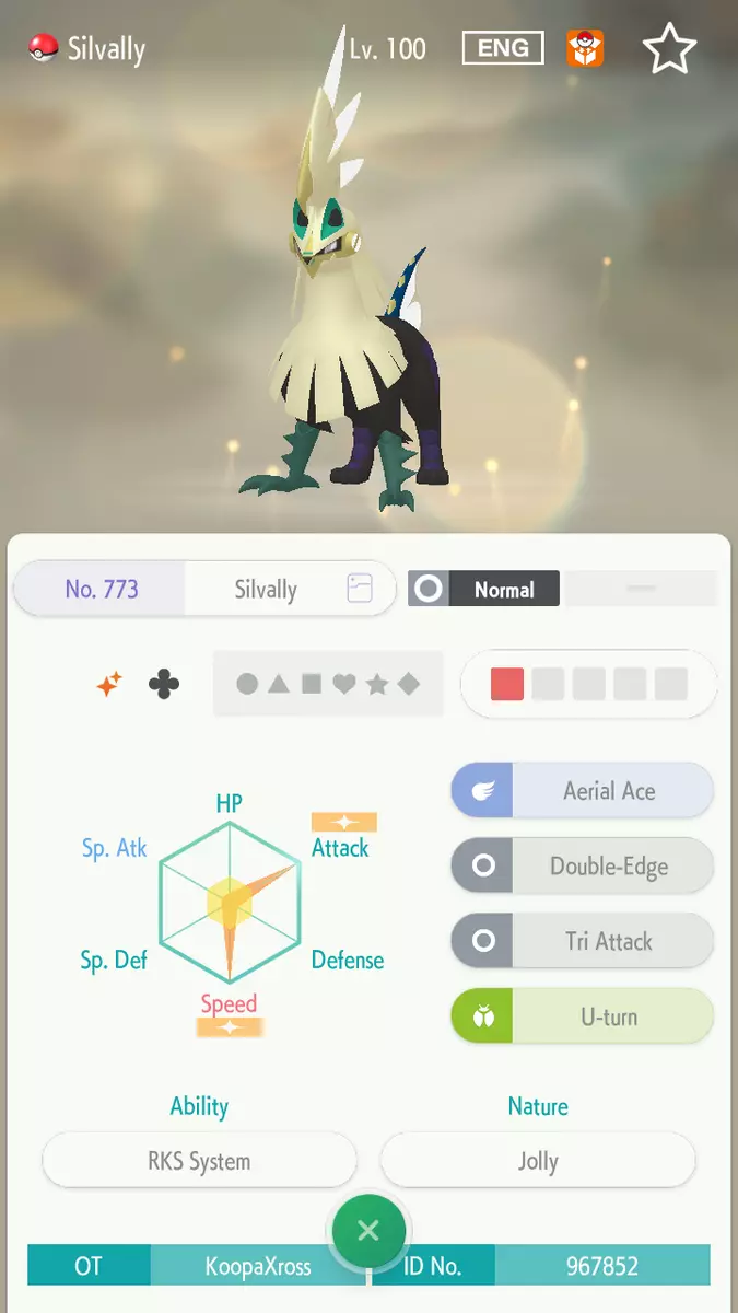 Pokemon Sword and Shield Zekrom 6IV-EV Trained