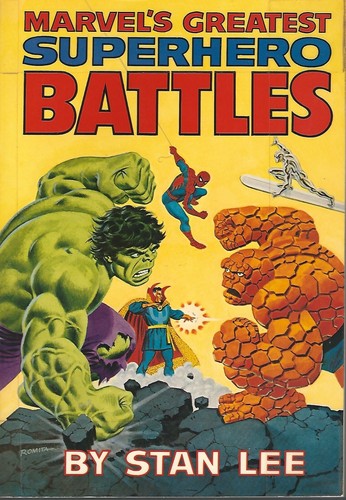 Marvels Greatest Superhero Battles by Stan Lee Original 1978 Fireside Book