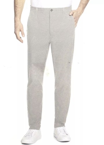 Marc New York Men's 4-Way Stretch Slim-Fit Commuter Pants, Color Gray, 38 x 32.