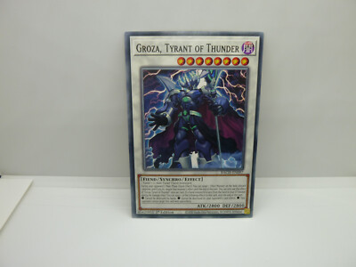 Yu-Gi-Oh Karte - Groza, Tyrant of Thunder - Fiend / Synchro - Yugioh Neu